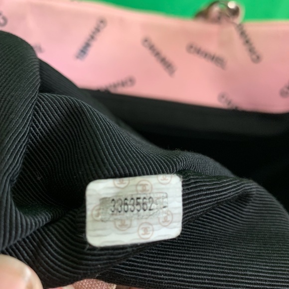 **SOLD**Authentic Chanel Pink Chain Tote - Picture 6 of 8